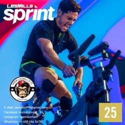 LESMILLS SPRINT 25 VIDEO+MUSIC+NOTES